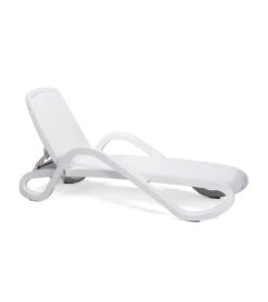 Bain De Soleil Alfa Nardi Garden Blanc Tissu Blanc N3 -Mobilier Pour Maison bain de soleil alfa nardi garden blanc tissu blanc 2