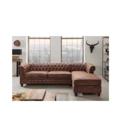 Canapé D'angle Chesterfield I5 -Mobilier Pour Maison canape angle chesterfield 3