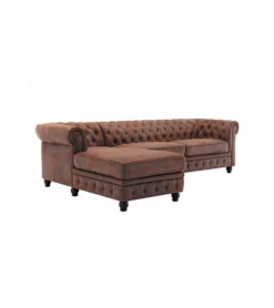 Canapé D'angle Chesterfield I5 -Mobilier Pour Maison canape angle chesterfield 5