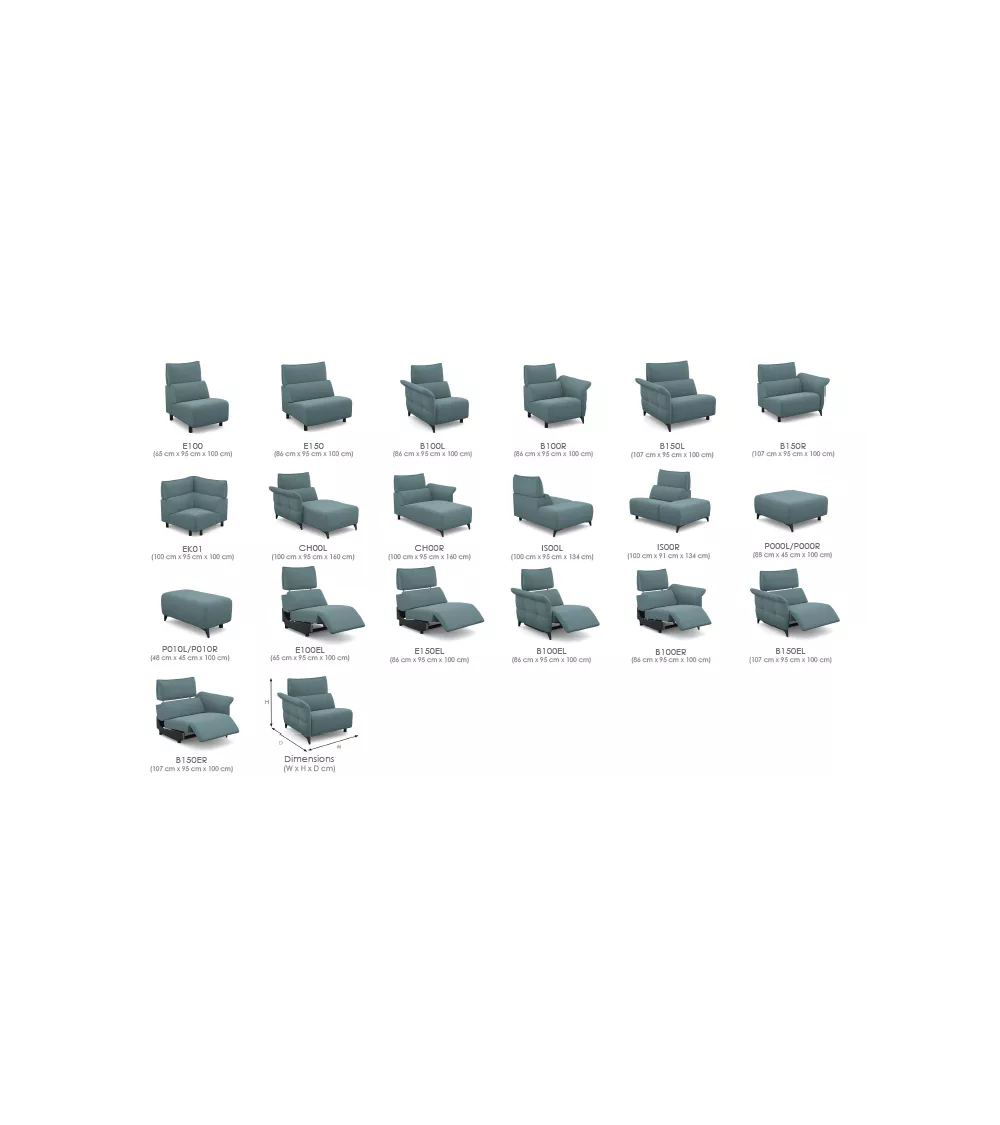 Canapé Modulable Cha I4-195 5 Canapé Modulable Cha I4-195 – Image 5