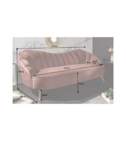 Canapé 3 Places Arielle Framboise I5 11 Canapé 3 Places Arielle Framboise I5 -Mobilier Pour Maison canape trois places framboise arielle 5