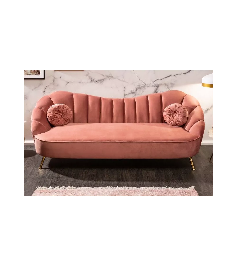 Canapé 3 Places Arielle Framboise I5 1 Canapé 3 Places Arielle Framboise I5