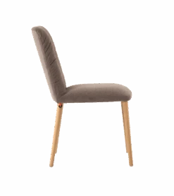 Chaise Pieds Bois AURA H47 PB -A Tissu Hip Hop Mobitec M21