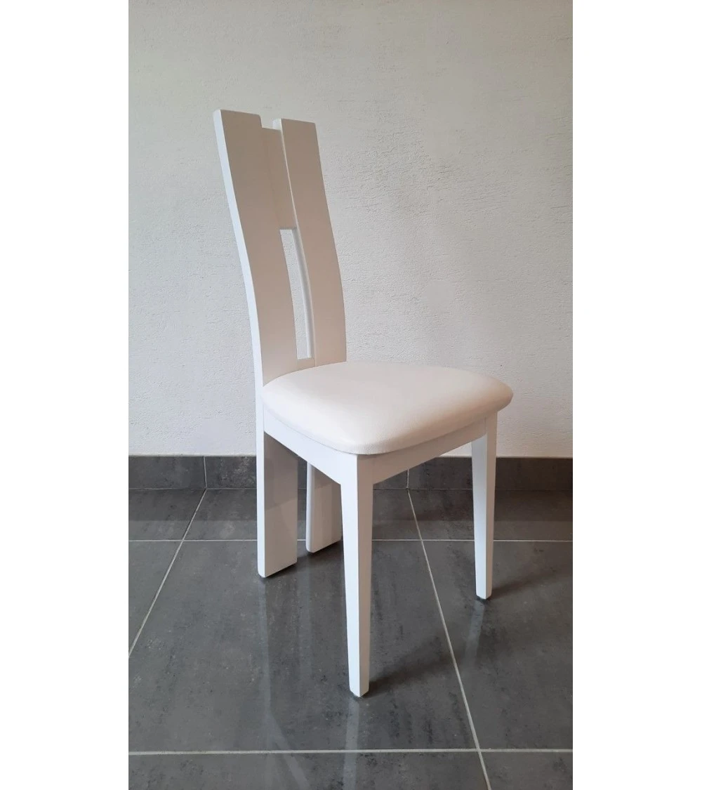 Chaise Contemporaine Ella Blanche C3 1 Chaise Contemporaine Ella Blanche C3