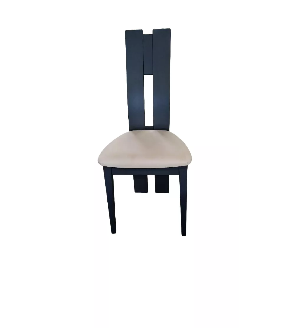 Chaise Contemporaine Ella Gris Velours Blanc C3 1 Chaise Contemporaine Ella Gris Velours Blanc C3