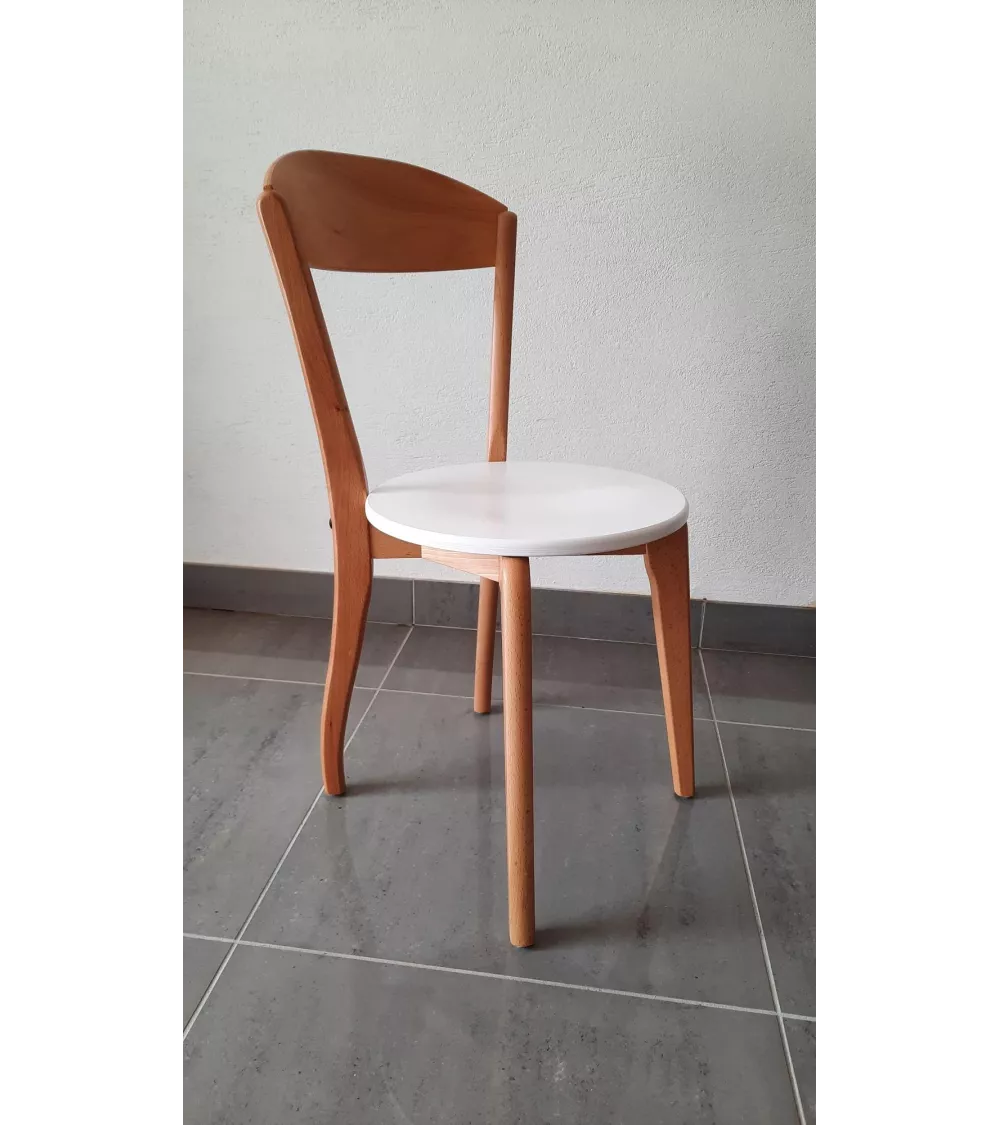Chaise Design 108 Assise Blanche Carayon C3 1 Chaise Design 108 Assise Blanche Carayon C3
