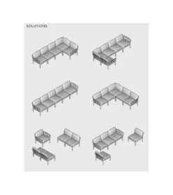 Chauffeuse Element Central KOMODO Module N3 -Mobilier Pour Maison chauffeuse komodo modulable nardi 3