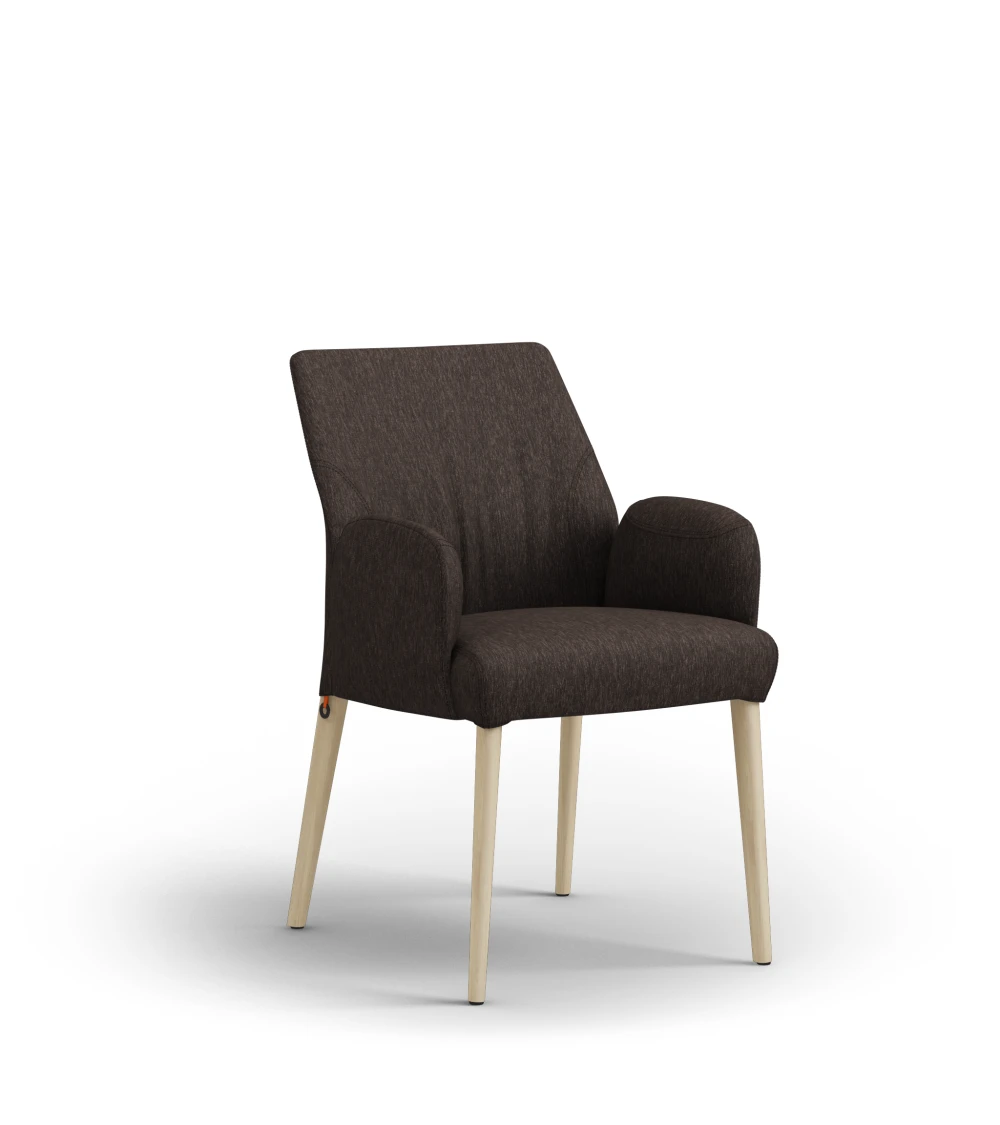 Fauteuil En Bois De Hêtre ENORA H47 PB +A Tissu Hip Hop Mobitec M21 1 Fauteuil En Bois De Hêtre ENORA H47 PB +A Tissu Hip Hop Mobitec M21