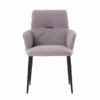 Fauteuil Pieds Métal AURA H47 PM +A Tissu Hip Hop Mobitec M21