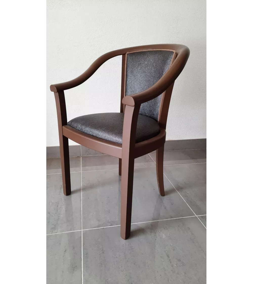 Fauteuil Sarah Marron C3 1 Fauteuil Sarah Marron C3