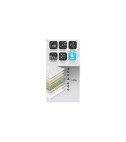 Matelas Venice Mousse Haute Résilience A9 -Mobilier Pour Maison lit pliant classique 2