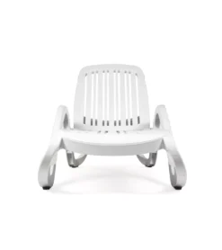 Lot De 6 Bains De Soleil Blanc EDEN N3 -Mobilier Pour Maison lot 6 bains de soleil eden blanc 2