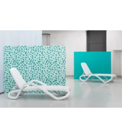 Lot De 6 Bains De Soleil Blanc EDEN N3 -Mobilier Pour Maison lot 6 bains de soleil eden blanc 3