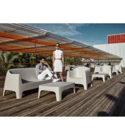 Salon Solid Avec 1 Sofa + 2 Fauteuils Butaca + 1 Table Basse VONDOM V4 -Mobilier Pour Maison solid salon vondom 2