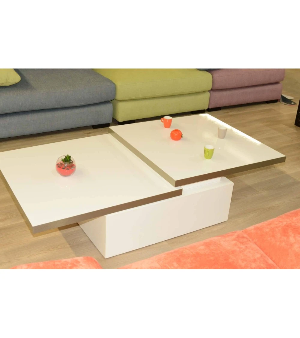 Table Basse Blanche Modulaire Sigma C3 6 Table Basse Blanche Modulaire Sigma C3 – Image 6