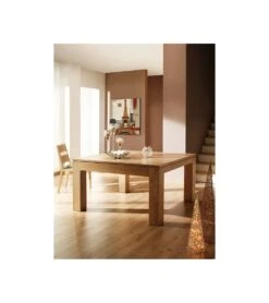 Table Mercier CTM Baobab Rect Entièrement Chêne Massif 4 P BOIS M15